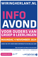 poster Wiringherlant - infoavond 4 november